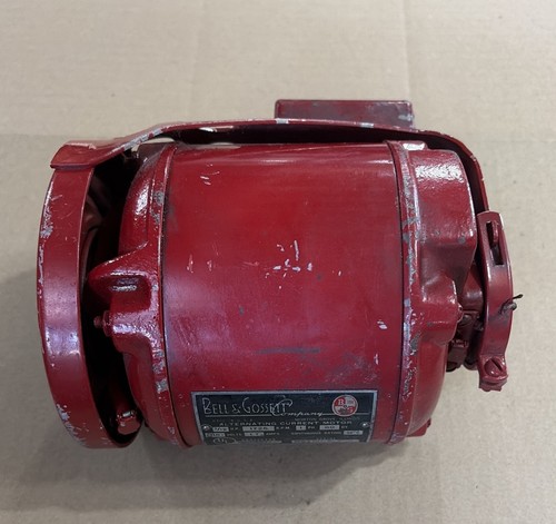 Vintage Bell & Gossett 1/12 HP 1725 RPM MRF58JV Electric Motor