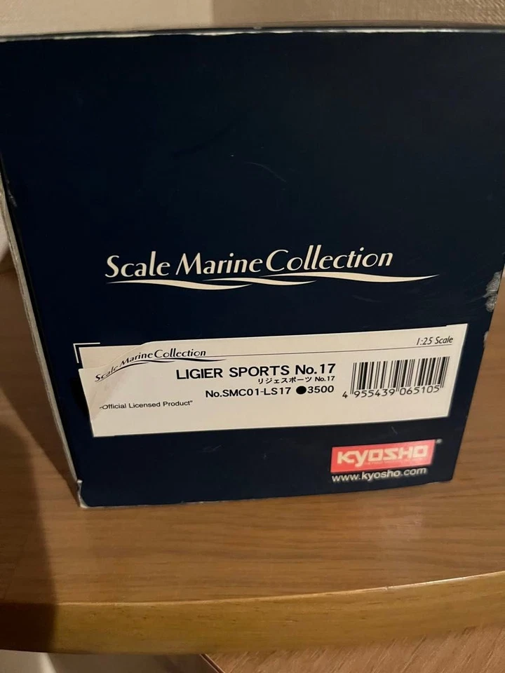 KYOSHO SCALE MARINE COLLECTION Mini Z Formula Boat Ligier Sports No.17 [Unused] - Image 2 of 2