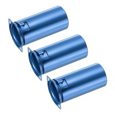 9 pins Ceramic Vacuum Tube Socket Valve 53mm Aluminum Shield ,Blue Pack of 3
