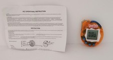 Tamagotchi Connection orange clear/transparent Tested Works
