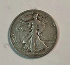 1945-D Walking Liberty Half Dollar 50c 90% Silver Very Fine (VF) Condition