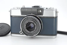 Olympus Pen EES-2 Dk.blue [CLA'd/N MINT] Half Frame Film Camera 30mm f2.8 JAPAN