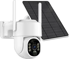 "4G LTE Security Camera with Night Vision & Motion Detection for Remote Monitori