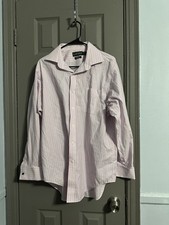 Lauren Ralph Lauren Men  s Classic Fit Dress Shirt Size 16 1/2 32/33 Preowned