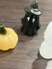 Crystal Carving LOT. Black Onyx Orange Calcite Clear Quartz. Halloween Spooky. — photo 3