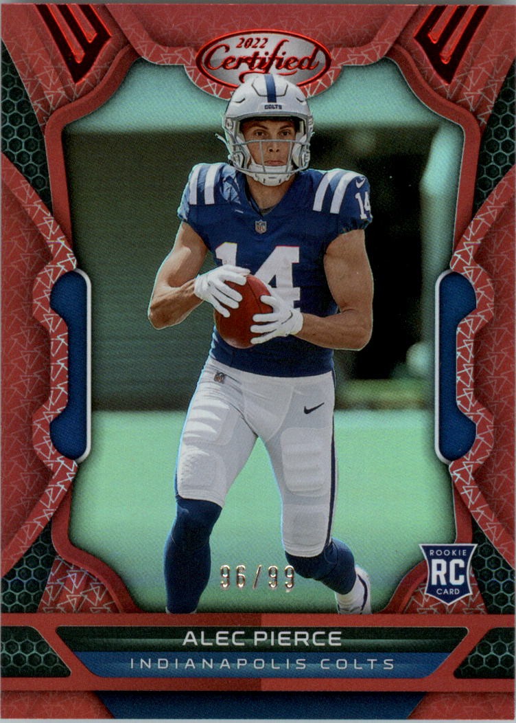2022 Certified Mirror Red #136 Alec Pierce /99 - FB
