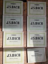Orgelwerke J.S. Bach, Bd 1-3 und 5-8, und 80 Choralvorspiele