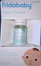 NEW Fridababy Eucalyptus Vapor Bath Or Diffuser Drops .32FL Essential Oil 3 M