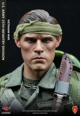 1:6 scale Ujindou Vietnam US Army 25th Infantry Green Bandana for
