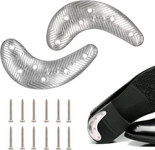 Metal Heel Plates 1 Pairs Sole Repair Kit with Nails Shoes Heel Taps Tips Repair