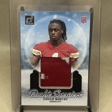 2024 Panini Donruss - Rookie Holiday Sweaters #RHS-XWO - Xavier Worthy RC (MEM)
