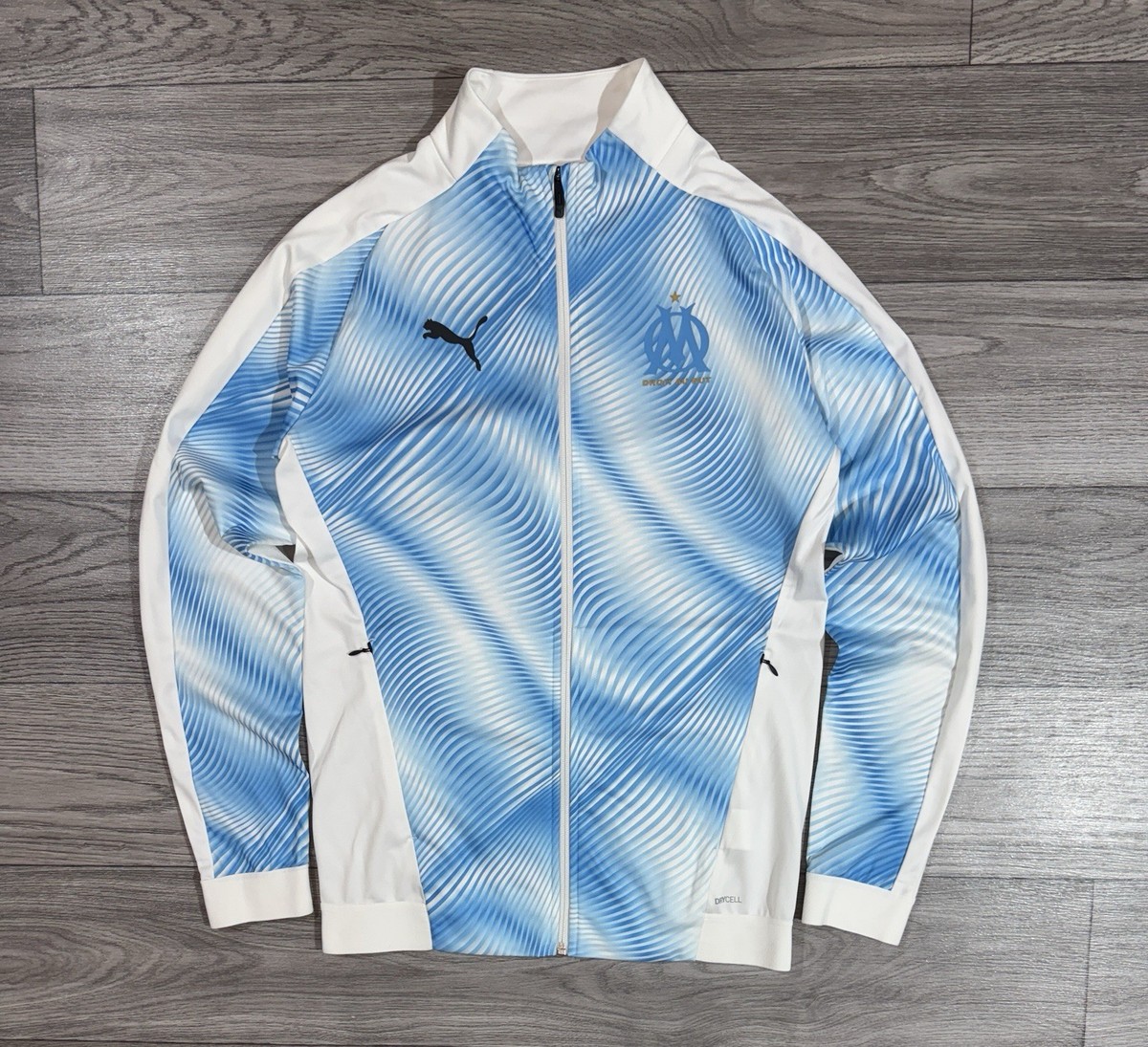 Olympique Marseille Stadium Training Football Soccer Jacket Mens
