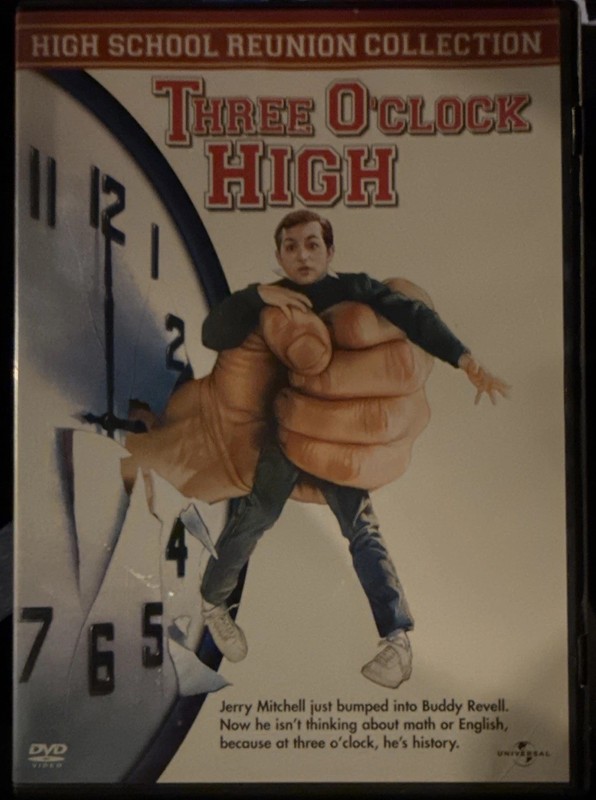 Three O'Clock High DVD Movie w/ Casey Siemaszko, Dir. Phil Joanou Universal