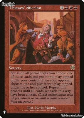 Thieves' Auction EN [LIST - 218/350] - NM TCG MTG