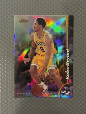 Kobe Bryant 1998 Finest JUMBO Dual Sided REFR...