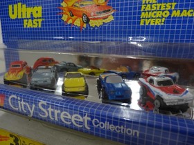 Micro Machines Ultra Fast Cars collection 50 51 52 53 Eurocar City Street Golden