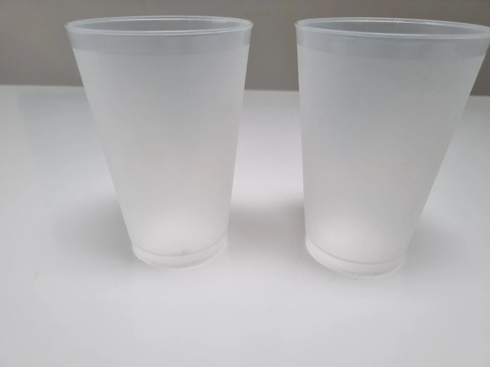 US Golf Masters - 2 Official 2019 (Tiger Woods) Souvenir Frosted Plastic Cups - Image 3 of 4