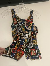 Vintage Hard Body Aerobic Unitard Youth XL Lion King Deadstock USA 90s Rare