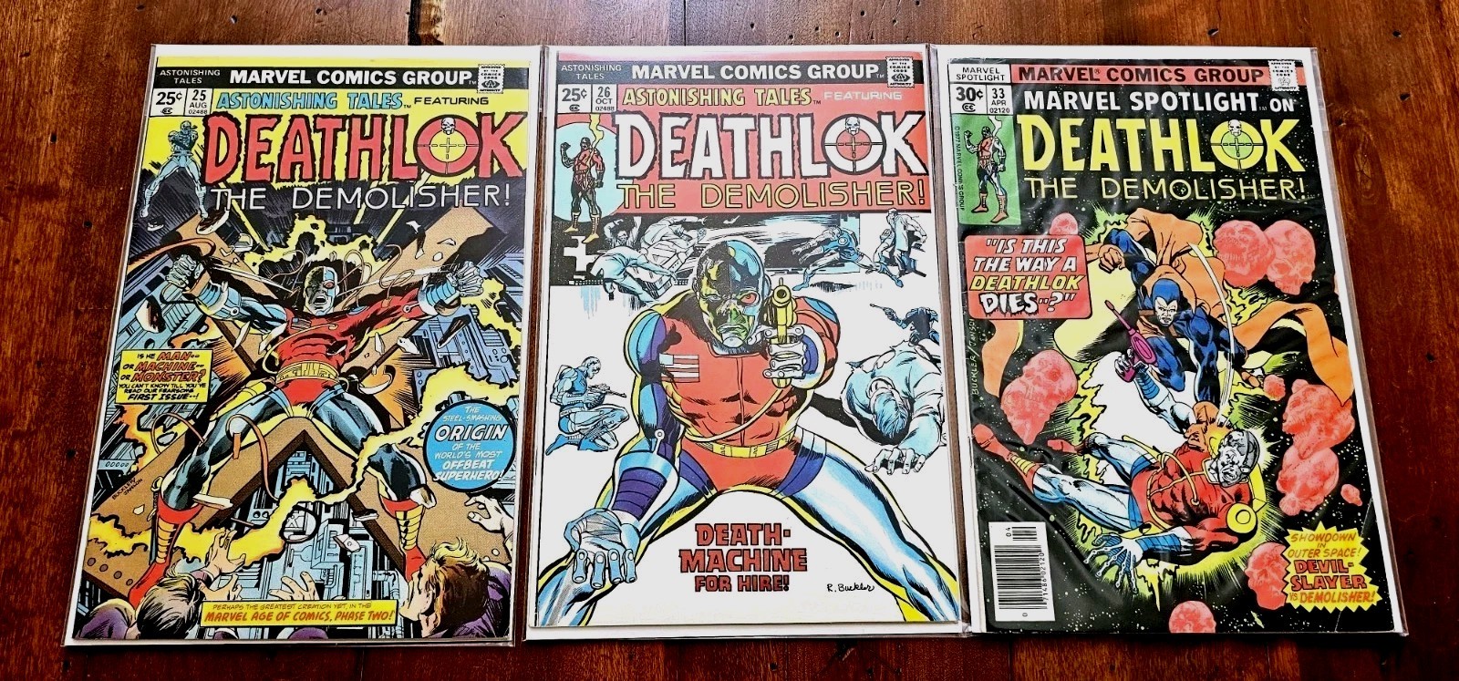 Astonishing Tales #25, 26 1st Deathlok & Marvel Spotlight 33 Key High Grade Keys
