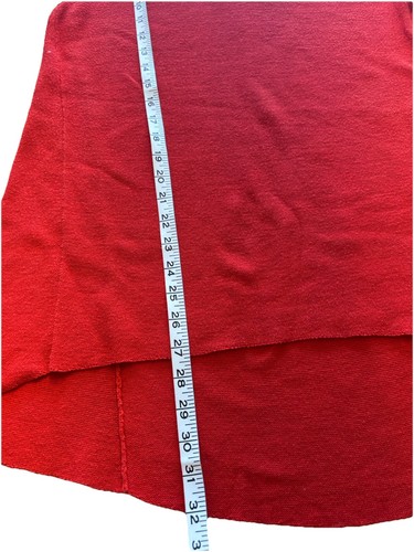 Eileen Ficher Sweater Red Size Small 100% Organic Cotton, Stretchy, Like New  - Photo 6 sur 6