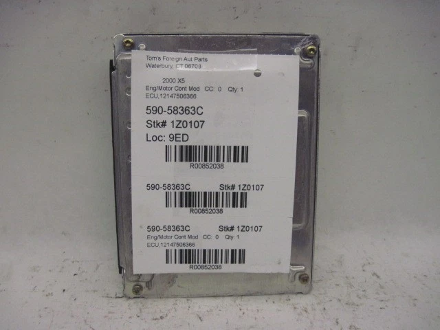 ORDENADOR ECU ECM BMW 740I 1999 99 2000 00 2001 01 12147506366 852038 Foto 2 de 4