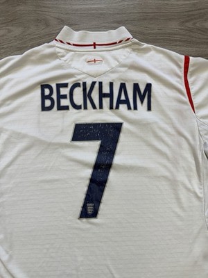 England 2005 2007 #7 DAVID BECKHAM Home Football Jersey Soccer