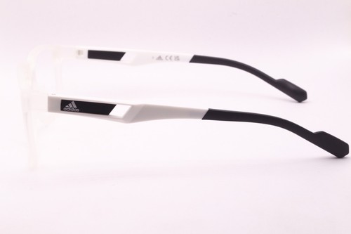 NUEVAS GAFAS ADIDAS SP5058 026 MATE TRANSPARENTE NEGRO AUTÉNTICO MARCO DE DISEÑADOR 54-15 - Imagen 3 de 4