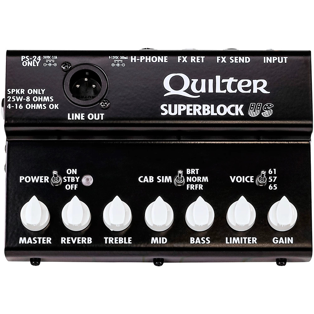 Головка гитарного усилителя Quilter Labs SUPERBLOCK US 25W Black
