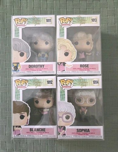 Funko Pop Television Golden Girls Set Of 4 In Bowling Shirts With Bowling Balls