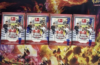 Topps Chrome Season 25/26 Bundesliga Value Box Sealed Neu In Ovp Topps Chrome 4X