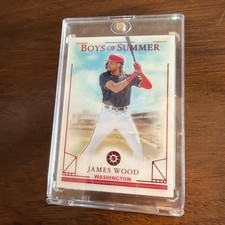 2024 PANINI BOYS OF SUMMER RED #42 JAMES WOOD #005 /149 RC ROOKIE 