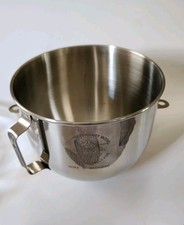 Raro 75 Aniversario Modelo Grabado KitchenAid Acero Inoxidable Mezclador Cuenco 5 qt