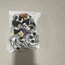 Multicolor Sports Basketball Crocs Charms Set, Letters  Numbers