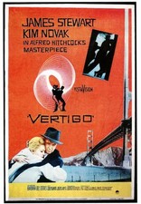 Historic Vertigo 1958 Movie Advertising Postcard