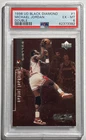 1998 UPPER DECK BLACK DIAMOND DOUBLE #1 MICHAEL JORDAN 1709/3000 PSA 6