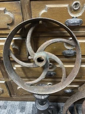 13 X 2.25 x 1 1/8" FLAT BELT PULLEY LINE SHAFT HIT MISS ENGINE Cast Lot 11-C