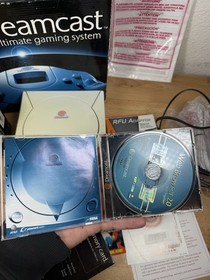 SEGA Dreamcast HKT-3020 Console In Original Box Green Controller & VMU In box!