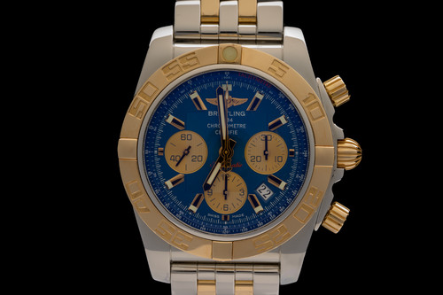 Breitling Chronomat 44mm CB0110 18k Gold & Steel Automatic Men's Watch