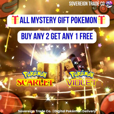 Pokémon Scarlet & Violet Past Event Pokémon | Official Mystery Gift Trades