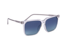 LOUIS VUITTON MEN'S LV RISE SQUARE SUNGLASSES Z1668E SILVER Pre-Owned Authentic