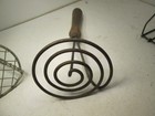 Vintage Wood Handle Potato Masher Lot — photo 8