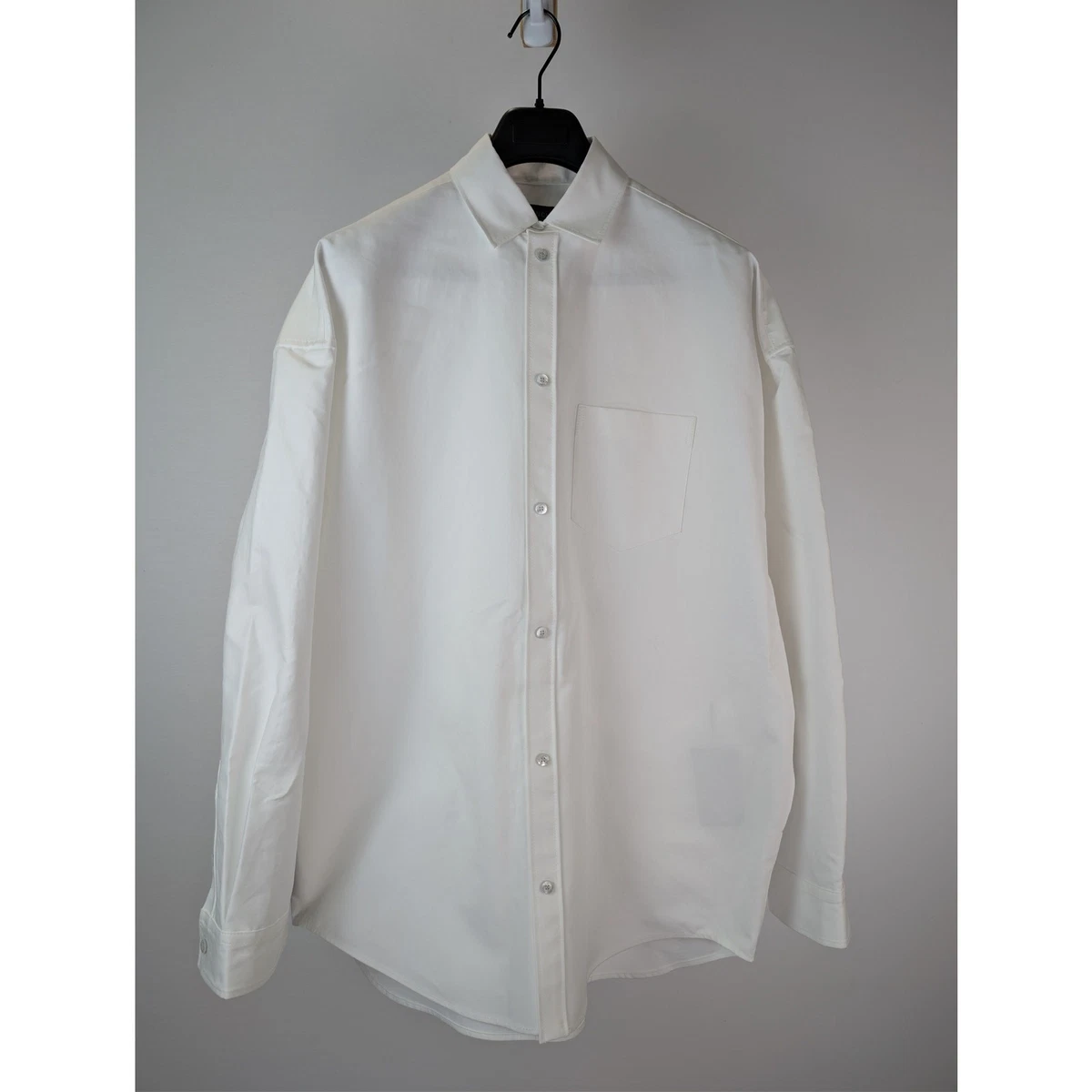 BALENCIAGA ホワイト 長袖シャツ M Balenciaga Long Sleeve White Shirts for Men for sale | eBay