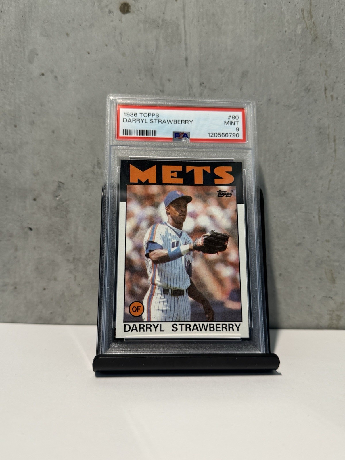 1986 Topps - Darryl Strawberry #80 PSA 9 New York Mets