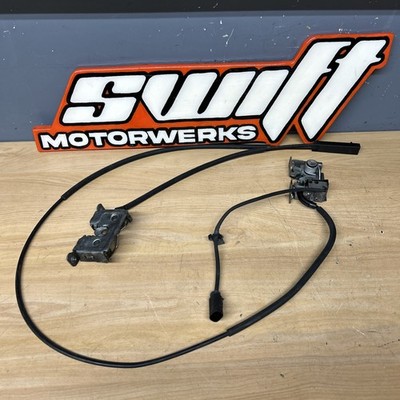 07-13 BMW E70 X5 HOOD BONNET LATCH CATCH LOCK RELEASE CABLE OEM GENUINE