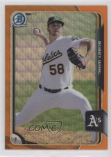 2015 Bowman Chrome Prospects Orange Wave Refractor Bobby Wahl #BCP172 0m9q