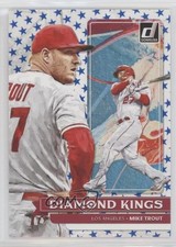 2022 Panini Donruss Diamond Kings Independence Day Mike Trout #14 14lc