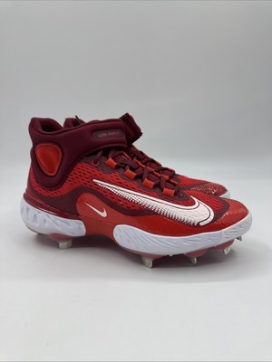Nike Alpha Huarache Elite 4 Mid University Red DJ6520-616 Men s Size 8