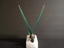 VINTAGE CHROME PACKARD SWAN GEM HOOD ORNAMENT ILLUMINATED Read Below 