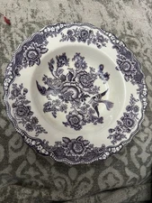 Crown Ducal Mulberry Bristol Round Vegetable Bowl 8 1/8  Old Hall Ware  EUC