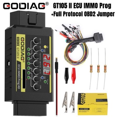 GODIAG GT105 II EC-U IMMO Prog AD OBDII Break Out Box Plus OBD2 Universal Jumper